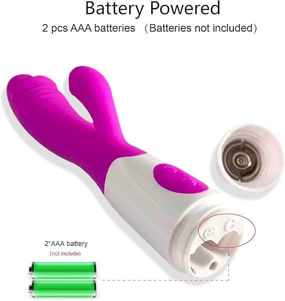 Rabbit Massager | 30-Mode Dual Stimulation Vibrator – Soft Silicone | Rechargeable Massager