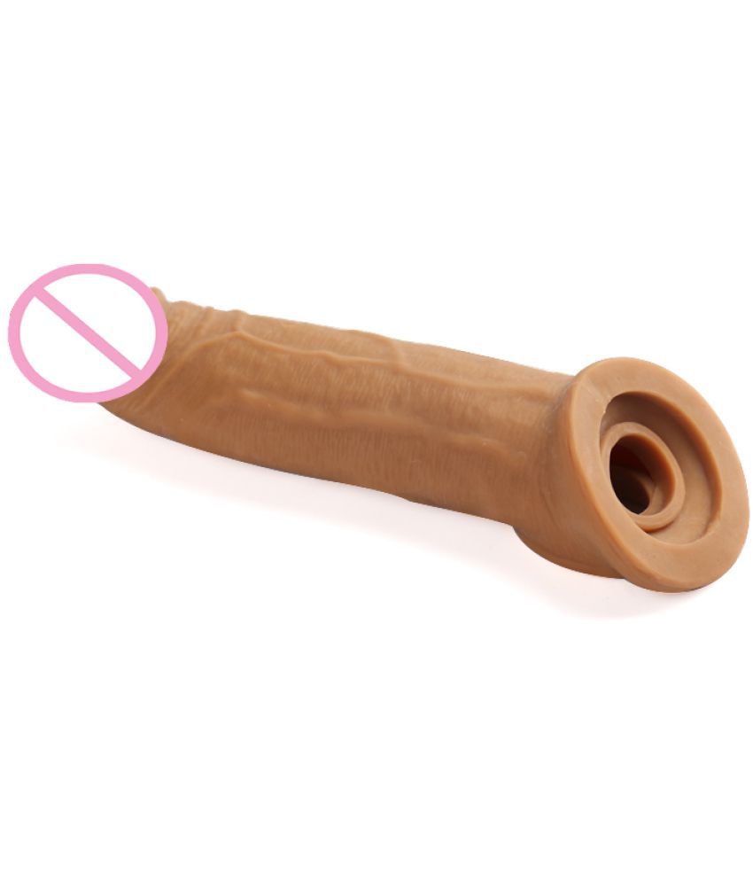 Realistic soft Silicone Condoms xl 9inch