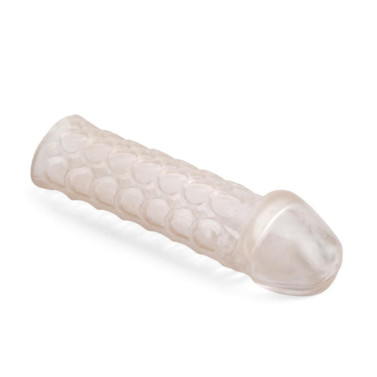 WL New Sweetheart Dotted Crystal Condom Extension Reusable Washable Silicone Condom Sleeve hiloramart.com